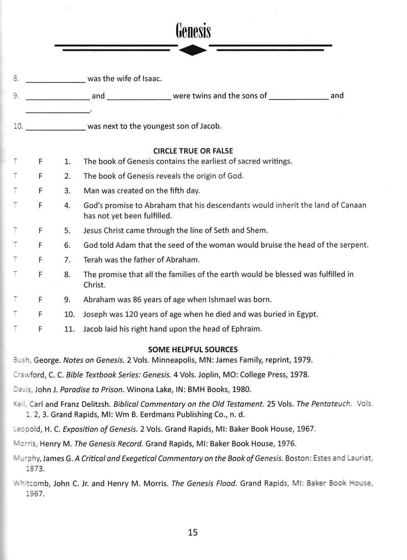 What Is In The Book? Part 1: Old Testament