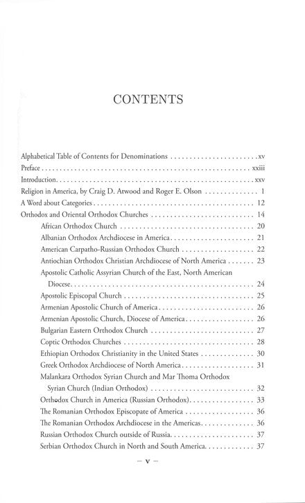 Handbook of Denominations in the United States