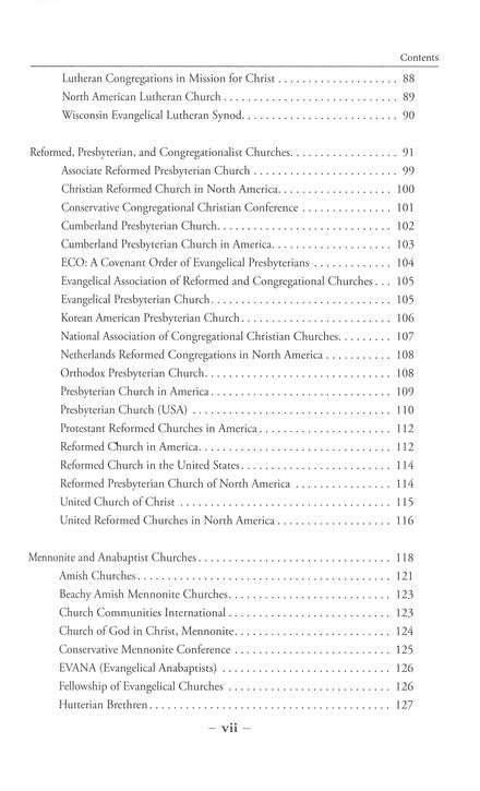 Handbook of Denominations in the United States