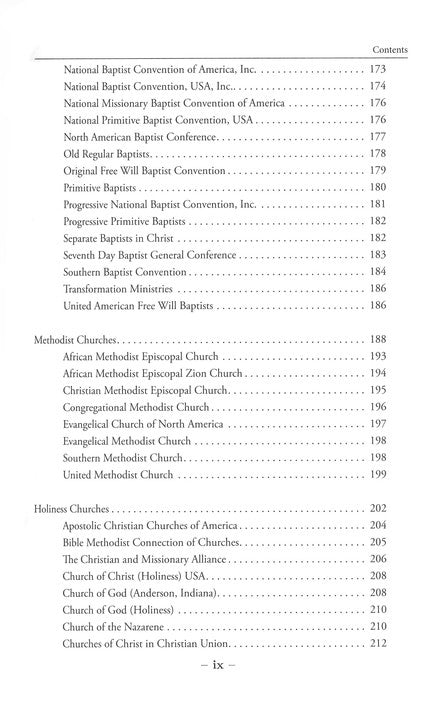 Handbook of Denominations in the United States