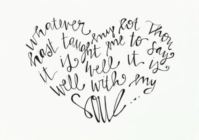 It Is Well 5 x 7 Print