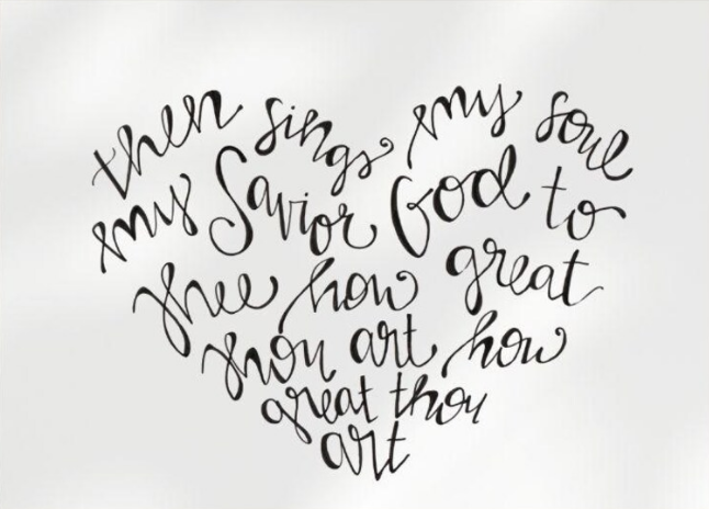 Then Sings My Soul 5 x 7 Print