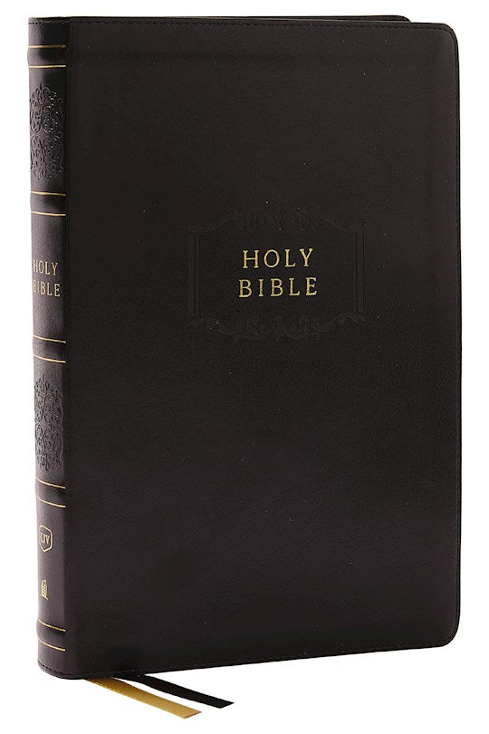 KJV Center Column Reference Bible Black Leathersoft