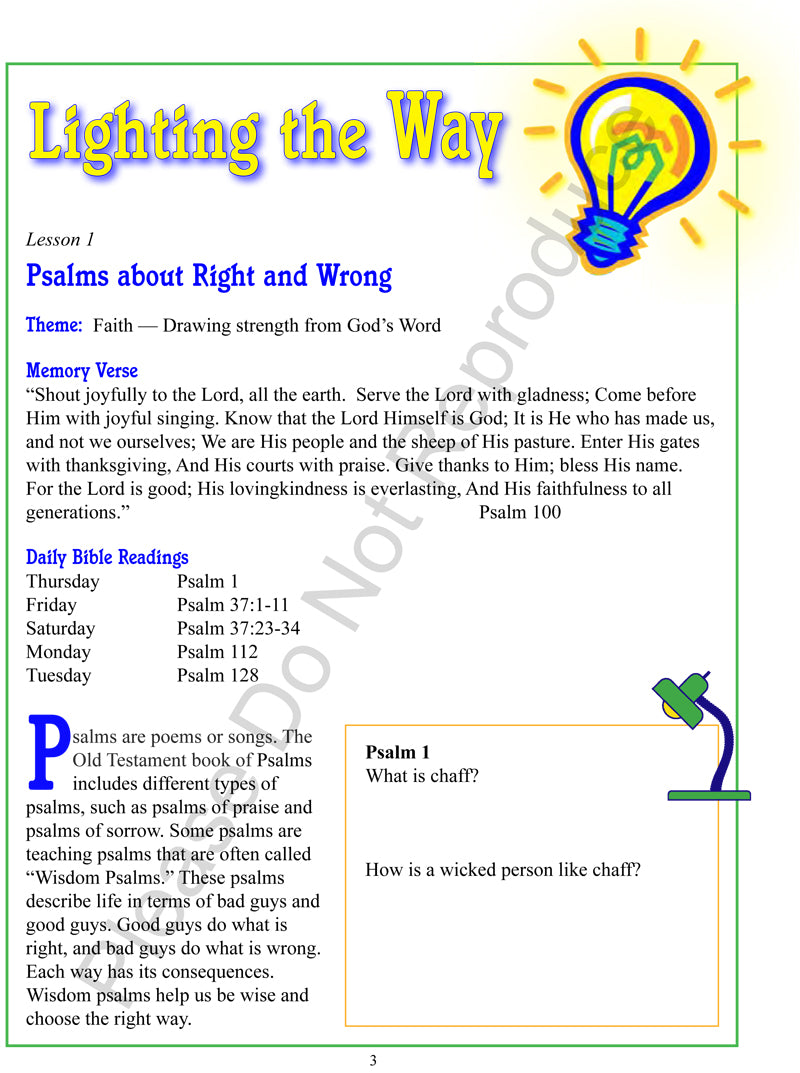 Lighting The Way - Job to Song of Solomon
