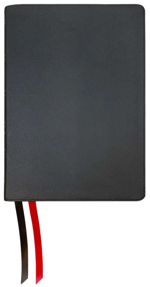NAS 1995 Side Column Reference Bible, Black Leathertex