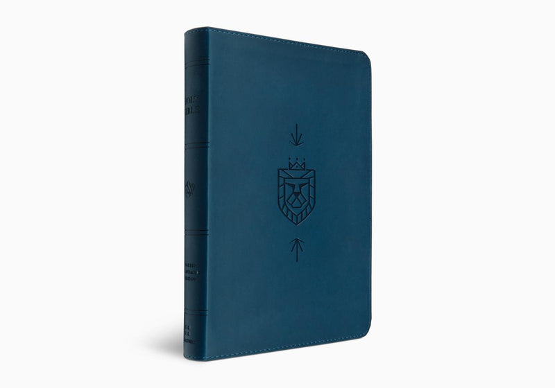 ESV Bible for Kids, Dark Blue Trutone, Lion of Judah Design