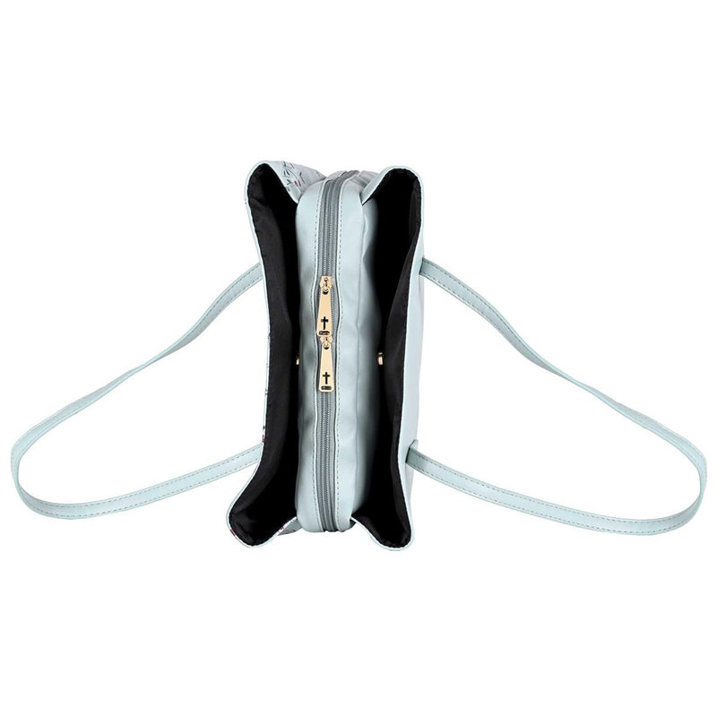 Bible Cover Wedge Grace Floral Mint Large