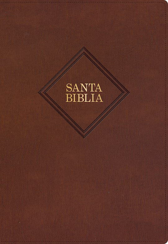 RVR 1960 Biblia Letra Super Gigante Cuero Índice  (Super Giant Print Ref Bible Brown Indexed)