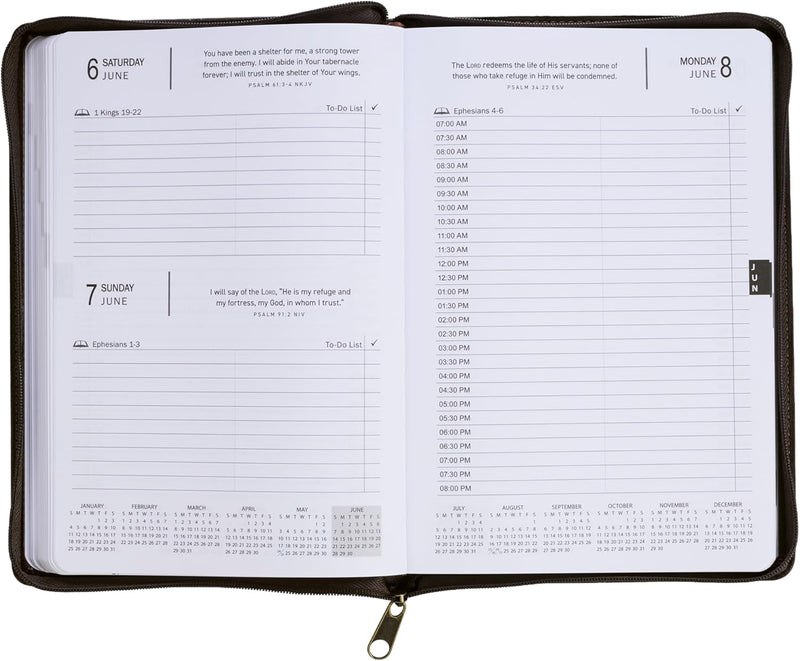 2026 Daily Planner: Walk By Faith Executive Planner (Zip)