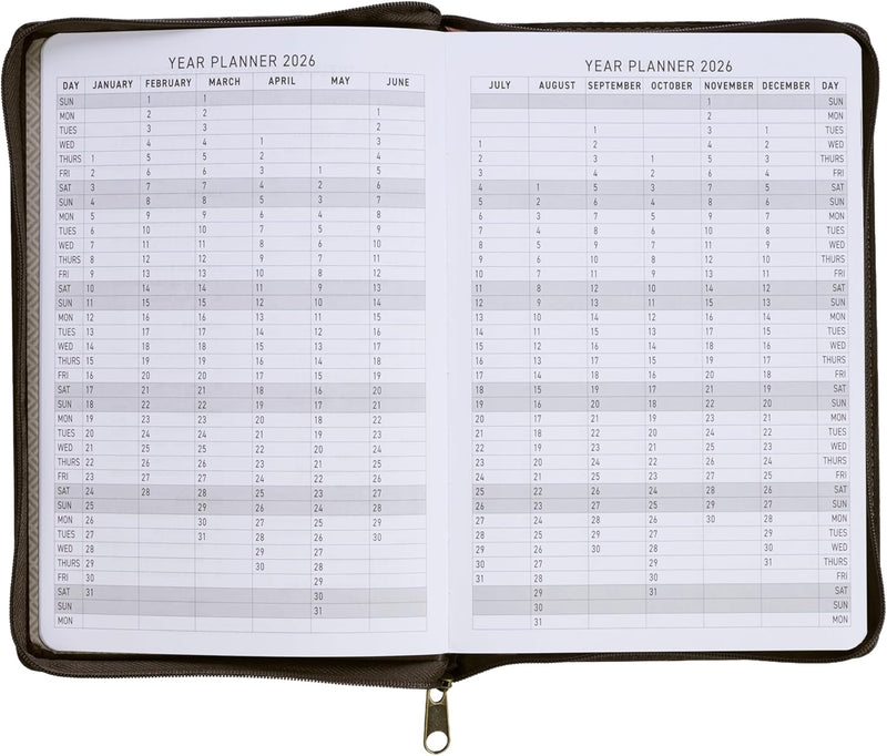 2026 Daily Planner: Walk By Faith Executive Planner (Zip)