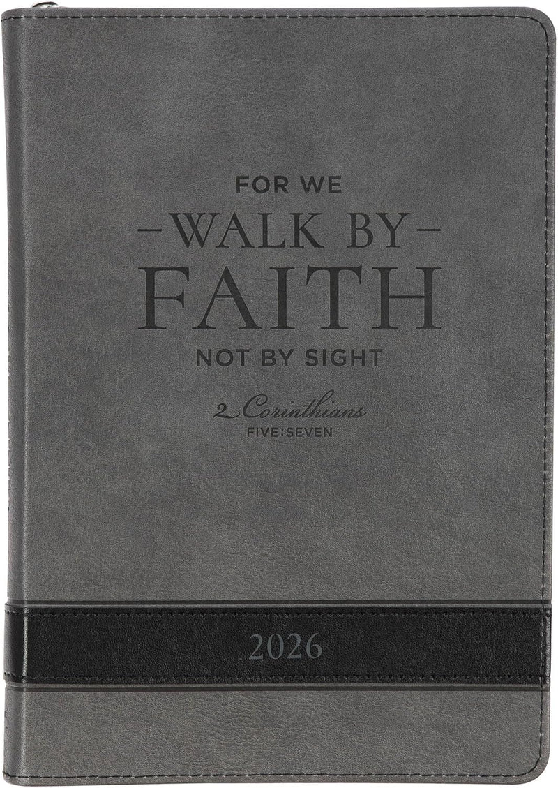 2026 Daily Planner: Walk By Faith Executive Planner (Zip)