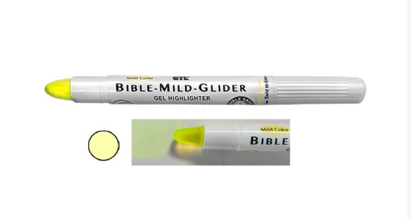 Highlighter Bible Mild Glider Gel Mild Yellow