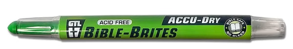 Accu-Dry Bible Brites Green Highlighter