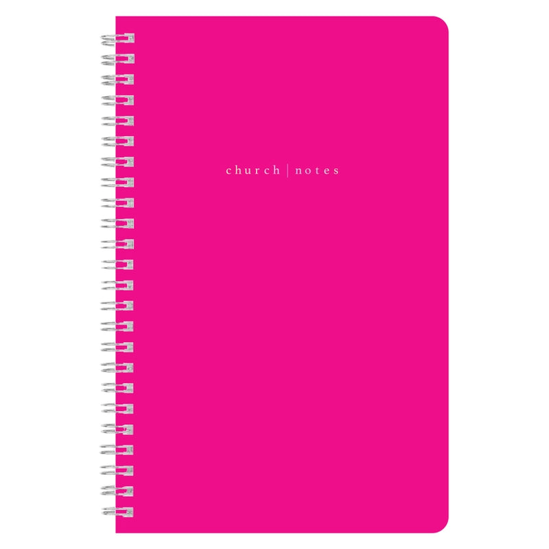 Church Notes Hot Pink Notebook