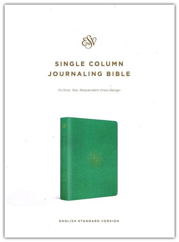 ESV Single Column Journaling Bible Teal TruTone