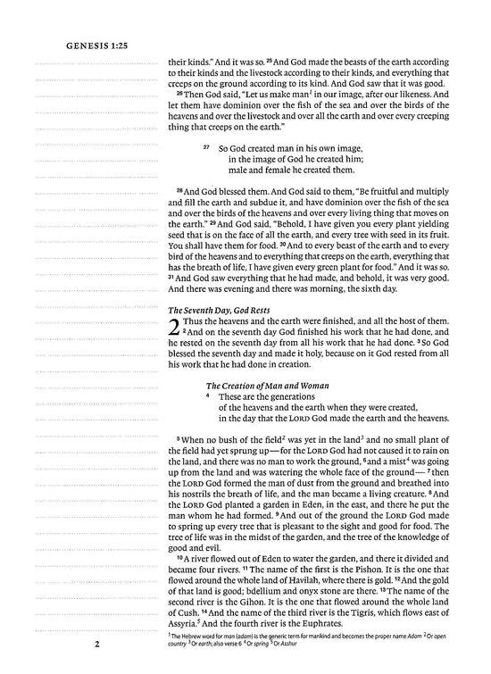 ESV Single Column Journaling Bible Teal TruTone