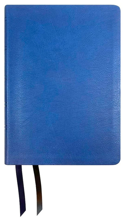 NASB 2020 Wide Margin Reference Bible, Blue LeatherTex