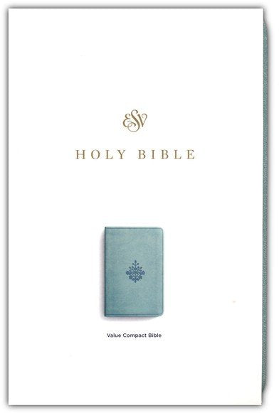 ESV Value Compact Bible Paris Sky TruTone