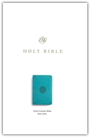 ESV Value Compact Bible Turquoise TruTone Red Letter