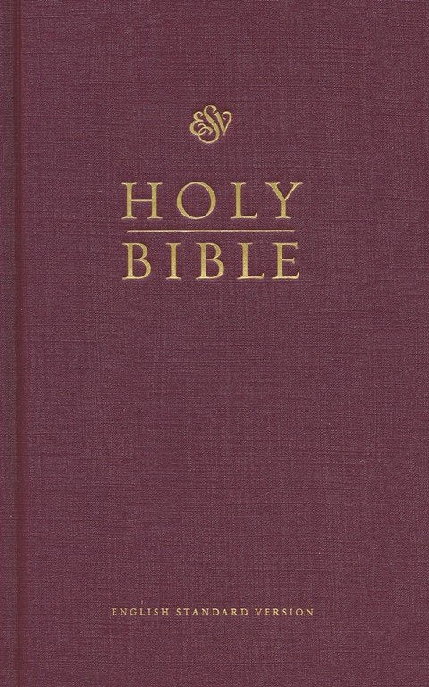 ESV Church Bible - Burgundy (Pew Bible)