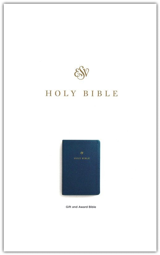 ESV Gift & Award Bible - Blue Trutone Leather