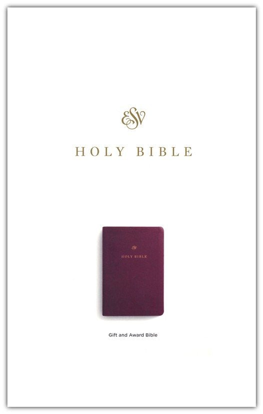 ESV Gift & Award Bible - Burgundy TruTone Leather