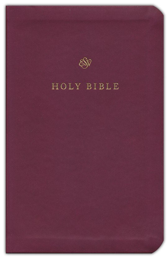 ESV Gift & Award Bible - Burgundy TruTone Leather