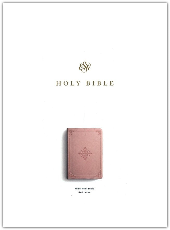 ESV Giant Print Bible Blush Rose TruTone