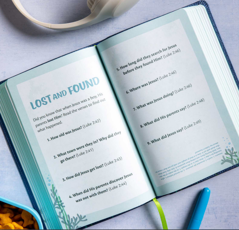 KJV Easy-For-Me Bible for Early Readers Deep Blue LeatherTouch