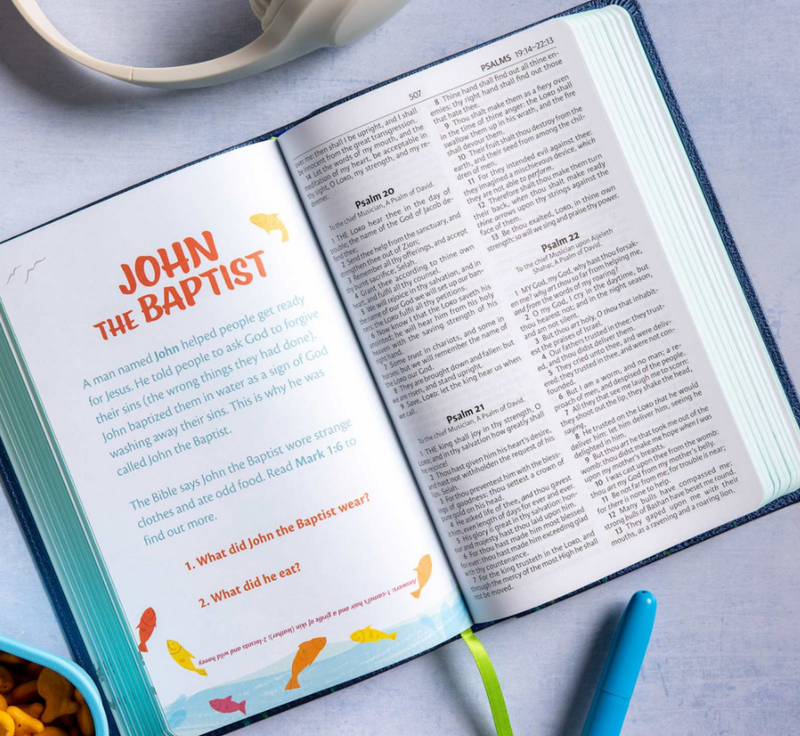 KJV Easy-For-Me Bible for Early Readers Deep Blue LeatherTouch