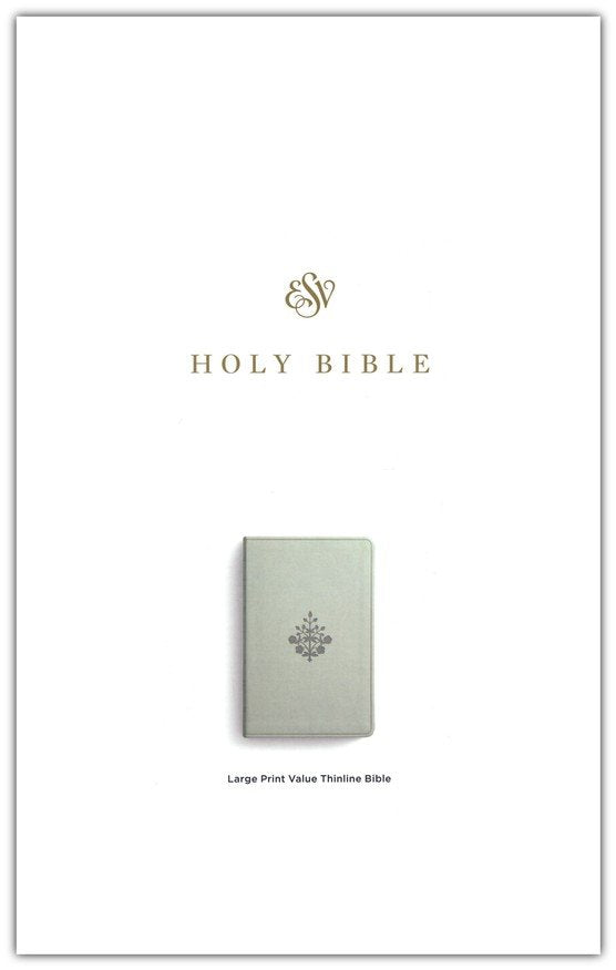 ESV Large Print Value Thinline Bible, River Stone Trutone