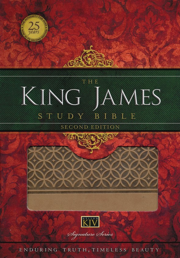 KJV  LP Study Bible Tan Leathersoft