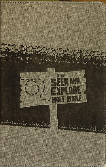 NIrV Seek and Explore Bible,  Tan Leathersoft