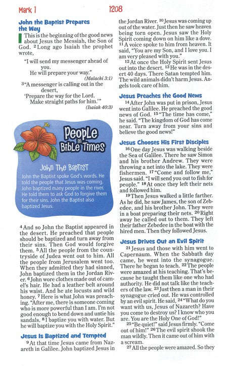 NIrV Adventure Bible for Early Readers,  Coral Leathersoft, Indexed