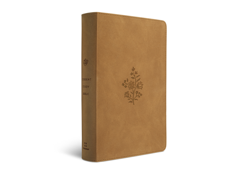 ESV Student Study Bible Caramel Nubuck Trutone