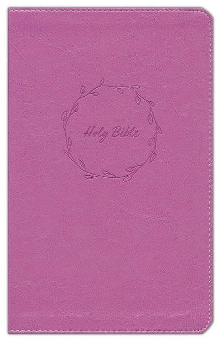 KJV Thinline Value Bible Pink Leathersoft