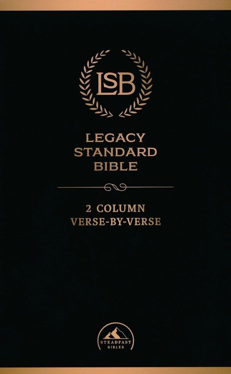 Legacy Standard 2 Column Verse-by-Verse Bible, Brown Faux Leather, Indexed