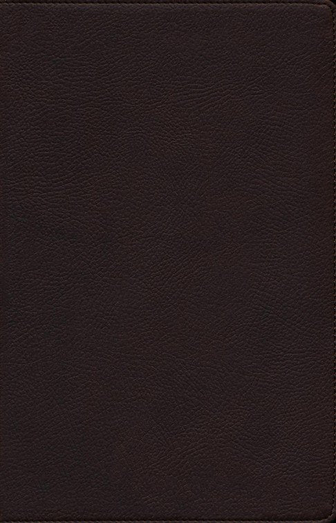 Legacy Standard 2 Column Verse-by-Verse Bible, Brown Faux Leather, Indexed