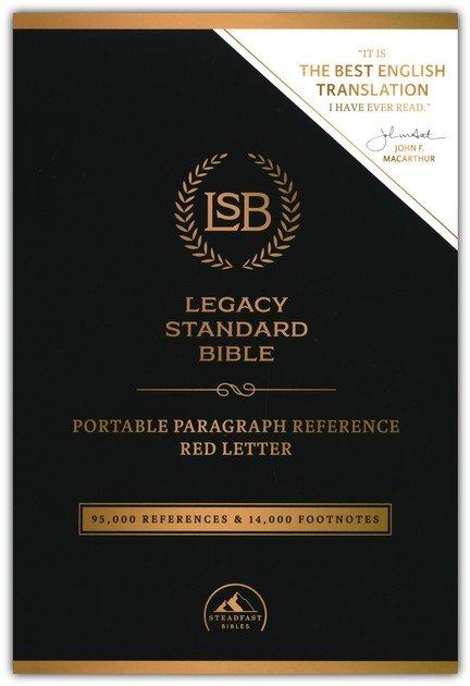 Legacy Standard Portable Paragraph Reference Bible, Blue Faux Leather