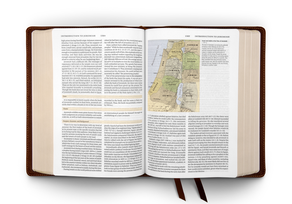 ESV Study Bible Deep Brown Cowhide Leather