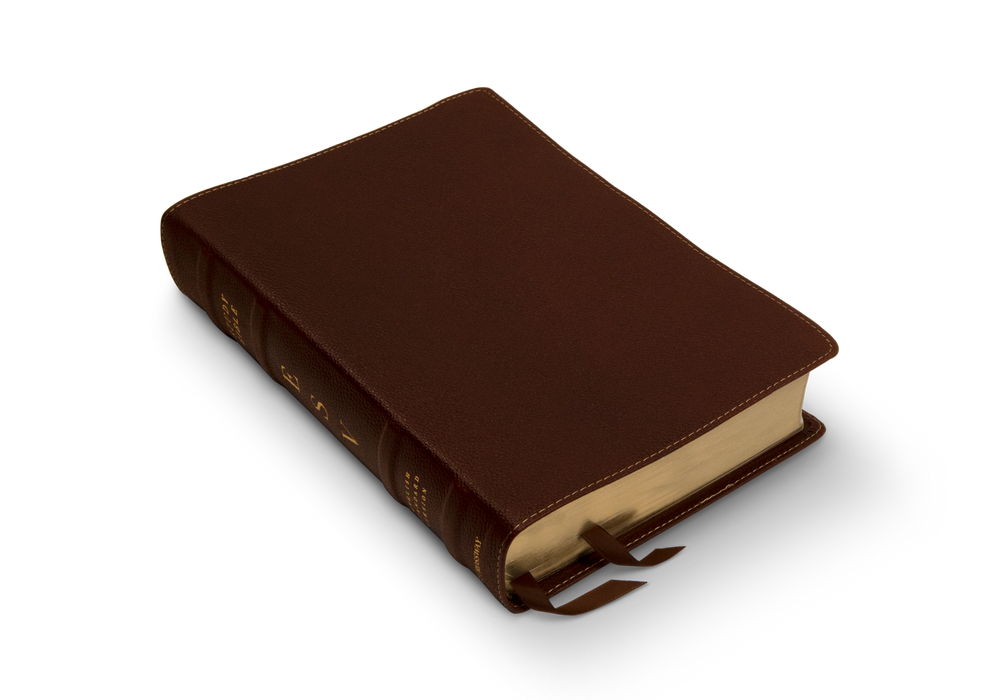 ESV Study Bible Deep Brown Cowhide Leather