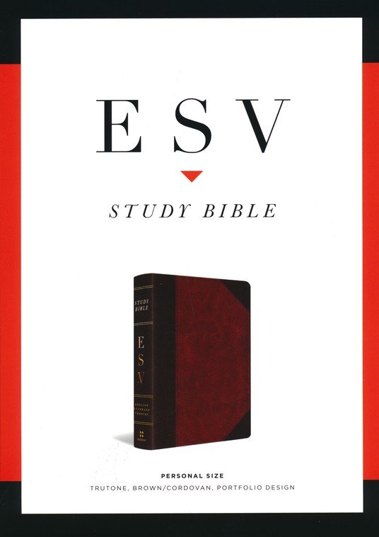 ESV Study Bible Personal Size Brown/Cordovan TruTone