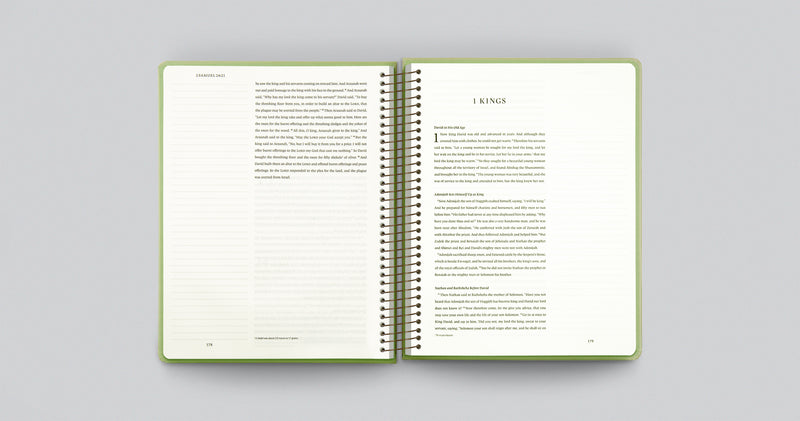 ESV Spiral-Bound Journaling Bible: History Artist Edition