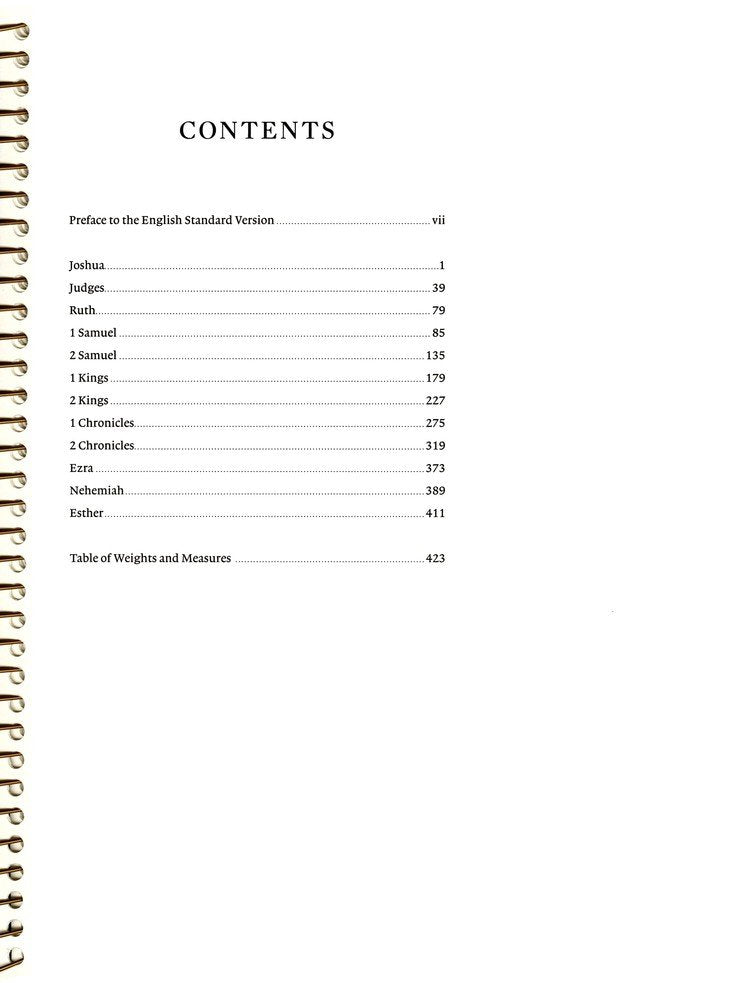 ESV Spiral-Bound Journaling Bible: History Artist Edition