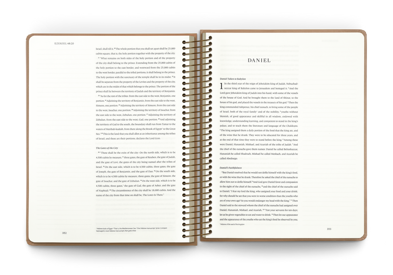 ESV Spiral-Bound Journaling Bible: Prophets Artist Edition