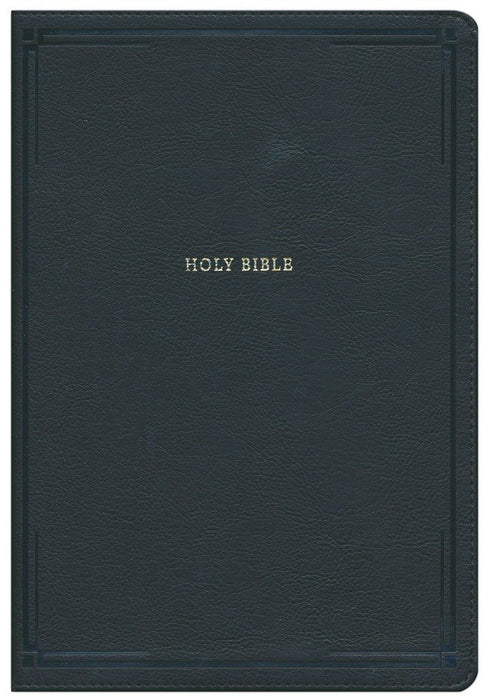 NKJV Giant Print Thinline Bible Black Leathersoft Indexed