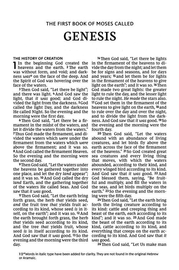 NKJV Giant Print Thinline Bible Black Leathersoft Indexed