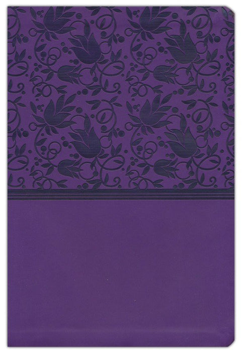 KJV Giant Print Reference Bible,  Purple Leathertouch, Indexed