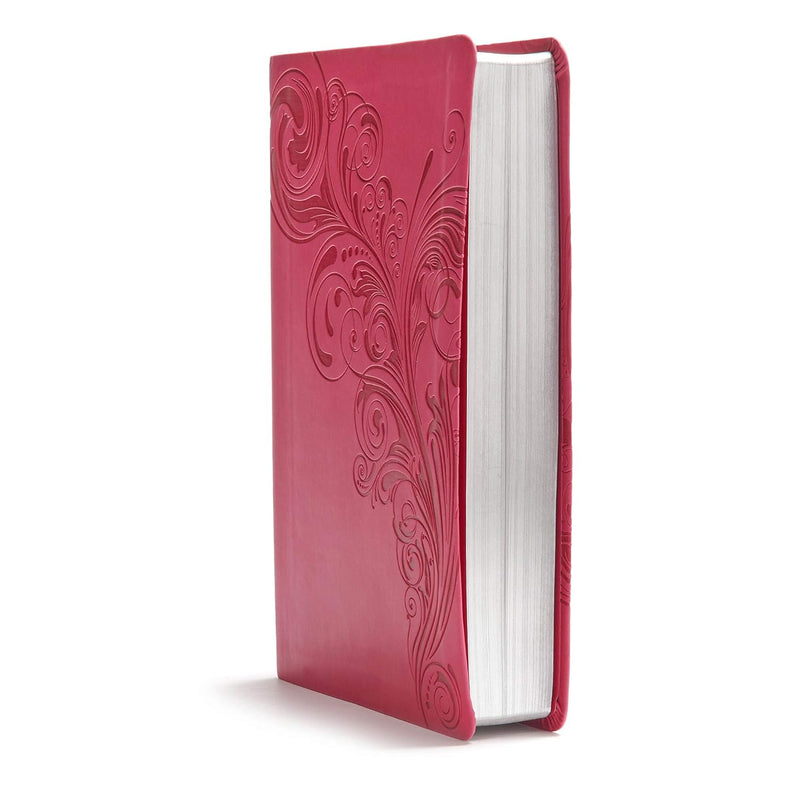 KJV Giant Print Reference Bible, Pink LeatherTouch