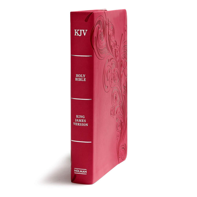 KJV Giant Print Reference Bible, Pink Leathertouch, Indexed